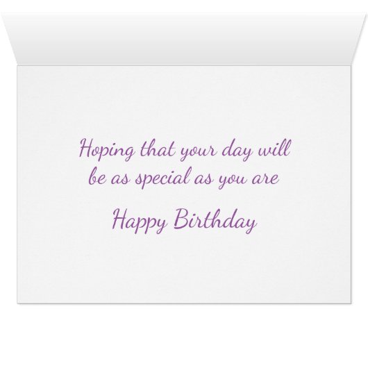 Happy Birthday Airedale Terrier Puppy Dog Purple (Inside Horizontal (Bottom))