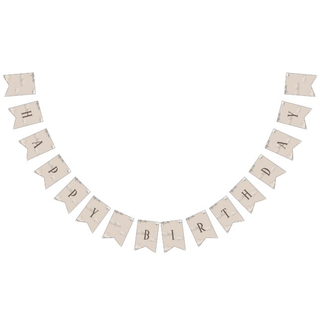 Happy Birthday Airplane Bunting  Flags (All)