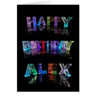 Fresh 99 Happy Birthday Alex Card
