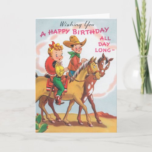 Happy Birthday All Day Long Card