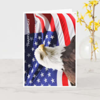 Happy Birthday America Greeting Card