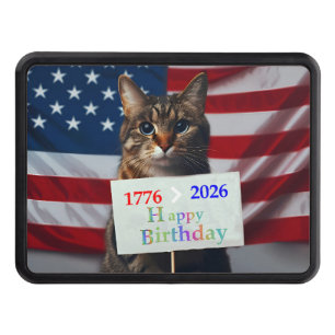 Happy Birthday America Hitch Cover