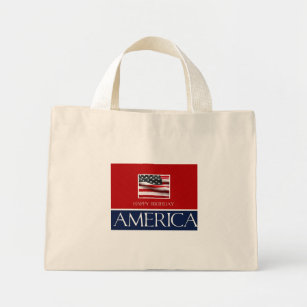 Happy Birthday America! Mini Tote Bag