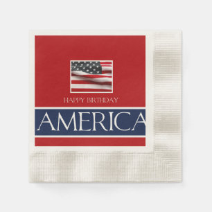 Happy Birthday America! Napkins