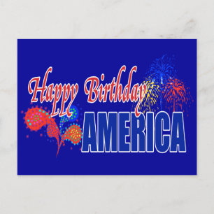 Happy Birthday America Postcards
