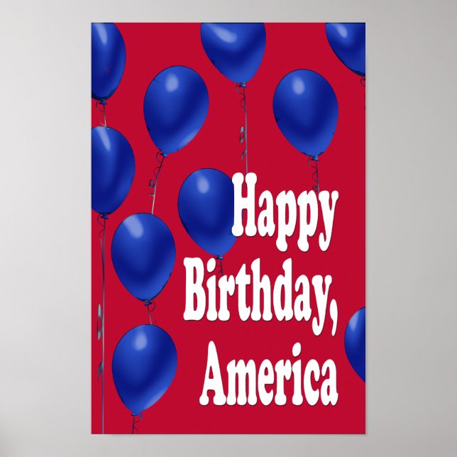 Happy Birthday, America Print (Front)