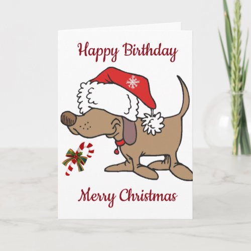 HAPPY BIRTHDAY AND MERRY CHRISTMAS SPECIAL U HOLIDAY CARD