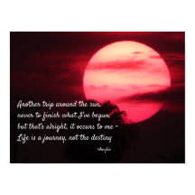 Happy Birthday - Another Trip Around the Sun