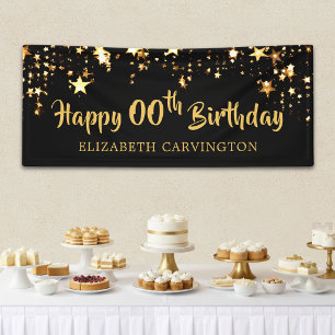 Happy Birthday - ANY YEAR Personalized Banner