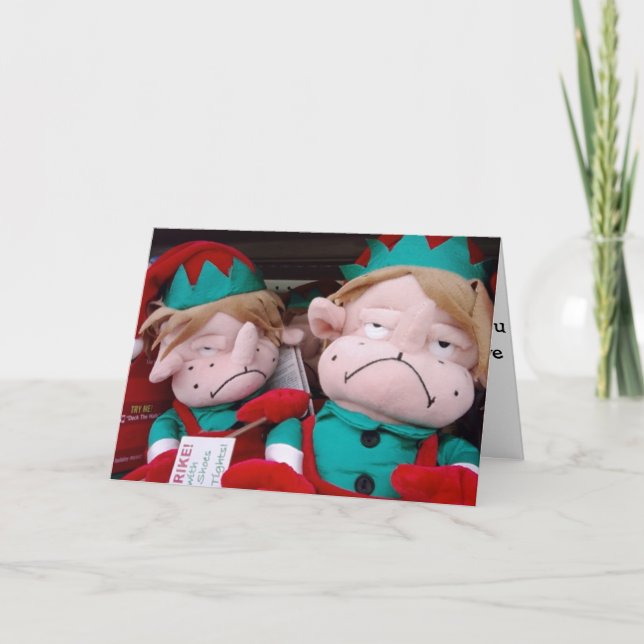 HAPPY BIRTHDAY AT CHRISTMAS/MISSING YOU TOO! HOLIDAY CARD (Front)