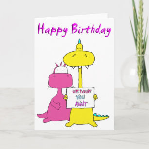 happy birthday aunt card