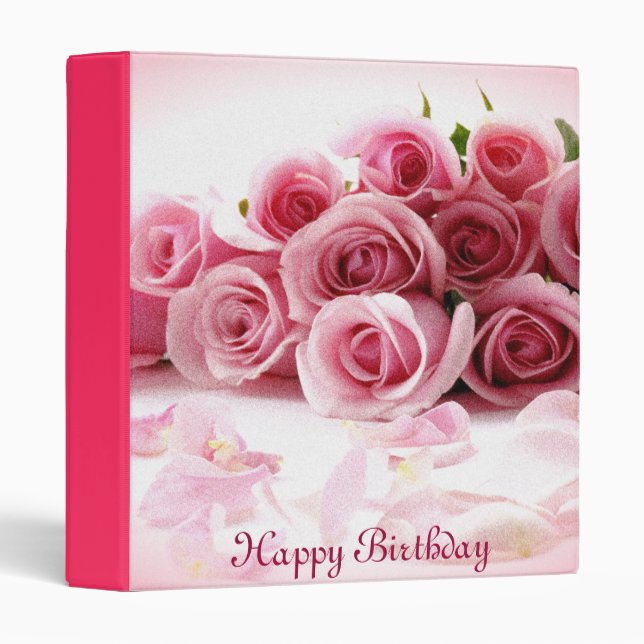 Happy Birthday Avery Binder (Front/Spine)