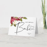 Happy Birthday Babe Christmas Gift for Boyfriend Card<br><div class="desc">This cute Happy Birthday babe card,  is a fun way to celebrate your special someones birthday! With space to write your own custom message on the front of the card,  this is a great way to celebrate!</div>