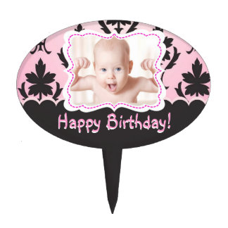 Happy Birthday! Baby Girl Cake Topper