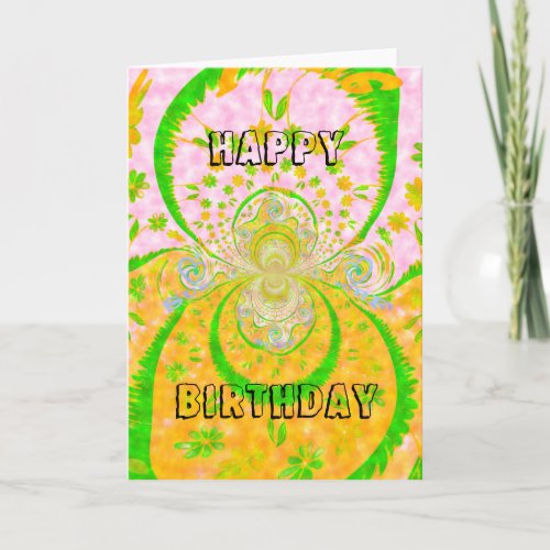 Happy Birthday Baby Greeting Card Vertical Temp