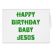 Happy Birthday Baby Jesus (Front Horizontal)