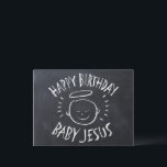 Happy Birthday Baby Jesus - Christian Christmas Holiday Postcard<br><div class="desc">It's nice to be reminded why we celebrate "CHRIST"mas.</div>