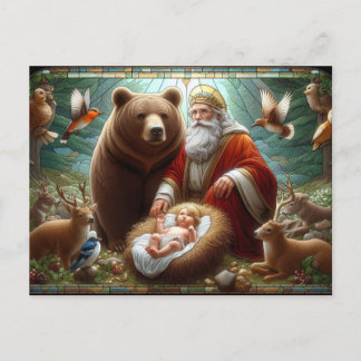 Happy Birthday baby Jesus Postcard