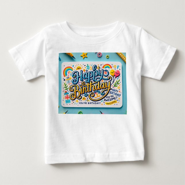 Happy birthday  baby T-Shirt (Front)