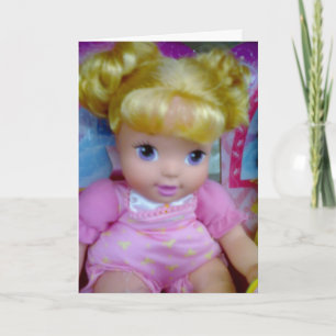 HAPPY BIRTHDAY BABYDOLL CARD