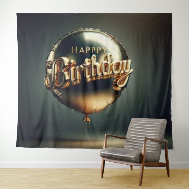 Happy Birthday Backdrop (In Situ (Horizontal))