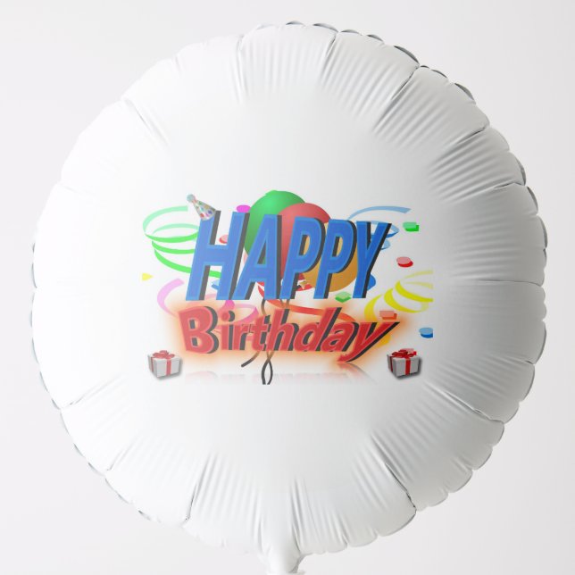 Happy Birthday Balloon (Front)