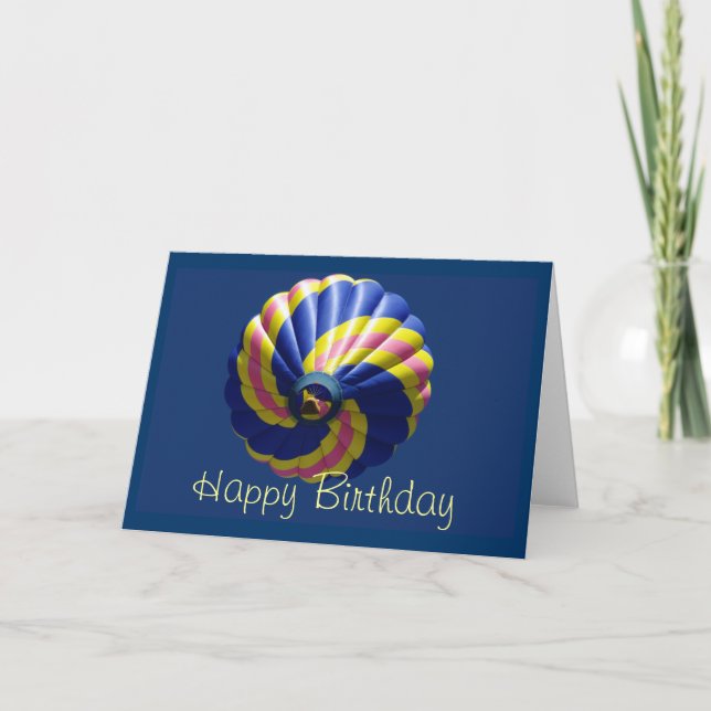 Happy Birthday Balloon Card (Front)