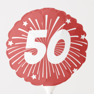 Happy Birthday balloon with custom name and age