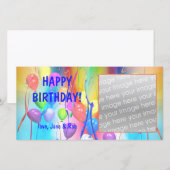 Happy Birthday Balloons (Front/Back)