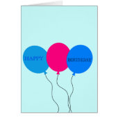 Happy Birthday Balloons (Front)
