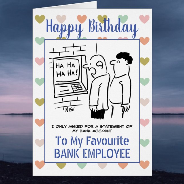 Happy Birthday Bank Employee Cards (Creator Uploaded)