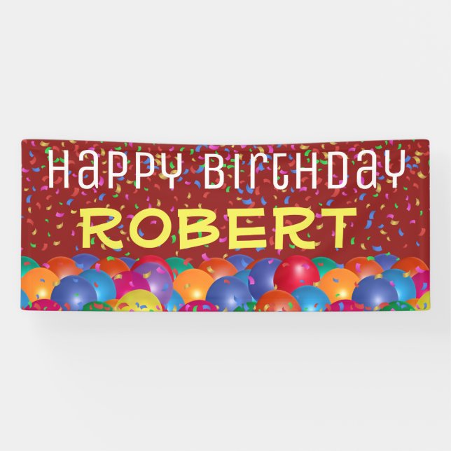 Happy Birthday Banner #5 (Horizontal)