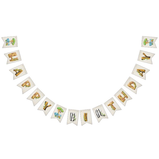 Happy Birthday Banner Wild (All)