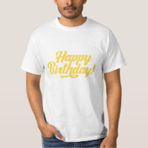 Happy Birthday Basic T  shirt
