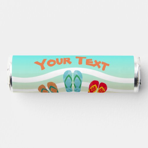 Happy Birthday Beach Party Personalized Breath Savers Mints