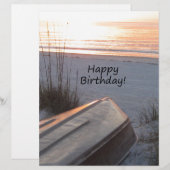 Happy BIrthday Beach Theme (Front/Back)