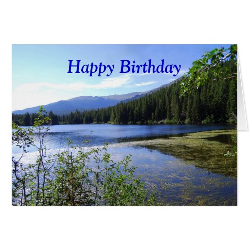 Happy Birthday, Bear Lake, Colorado Card | Zazzle