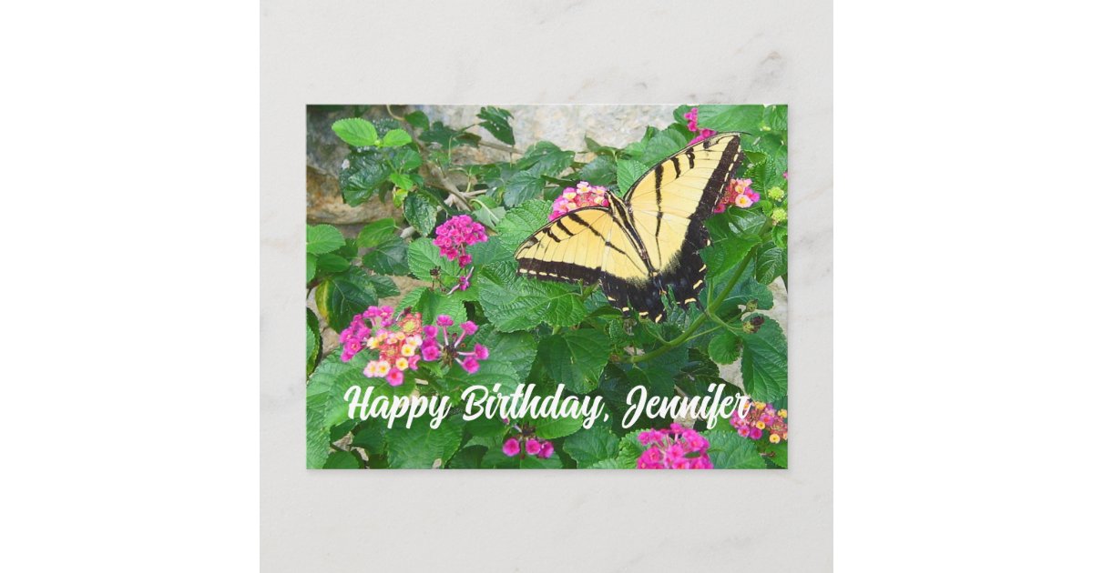 Butterfly Bouquet Birthday Card