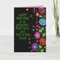 Happy Birthday, Beautiful Friend Greeting Card