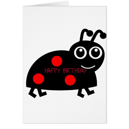 Happy Birthday Beetle Cards (Front)