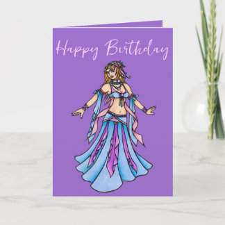Happy Birthday Belly Dancer Card
