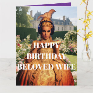 Happy Birthday Beloved Wife Card