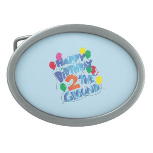 Happy Birthday Belt Buckles | Zazzle