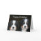 Happy Birthday Bernese pups greeting card