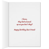 Happy Birthday Best Friend Funny Animals Cards (Inside (Right))