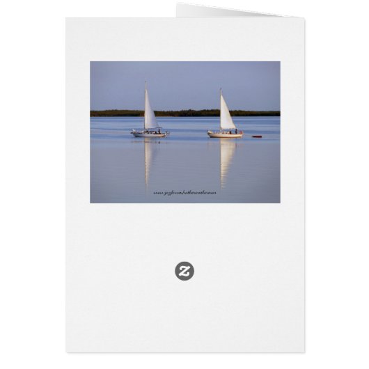 Happy Birthday Best Friend Side by Side Sailboats (Back)
