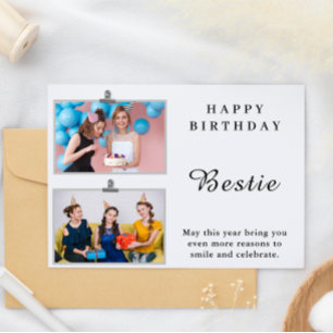 happy birthday bestie card