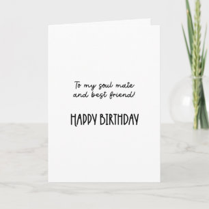 Happy Birthday Bestie Funny Card   Humorous Best 