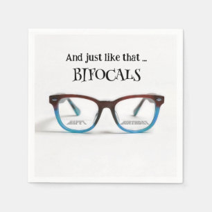 Happy Birthday Bifocals Napkins