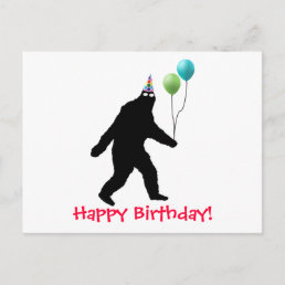 Happy Birthday Bigfoot! Postcard